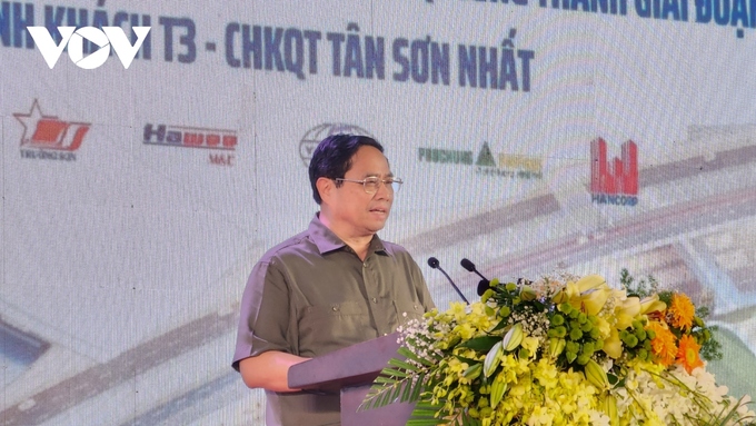 Thủ tướng Phạm Minh Chính phát biểu tại Lễ khởi công