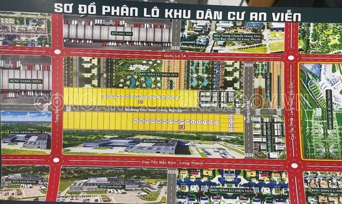 Sơ đồ quy hoạch được Cty vẽ ra để lừa khách hàng