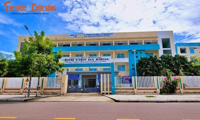 Bệnh viện Đa khoa Trường Cao đẳng Y tế Quảng Nam. Ảnh: H.B