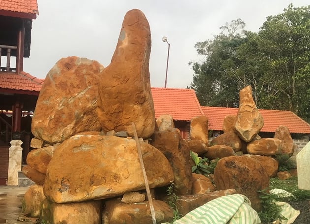 DA Bảo tồn và Phát triển hoa phong lan liên tục tái diễn tình trạng xây dựng trái phép. Ảnh: N.P