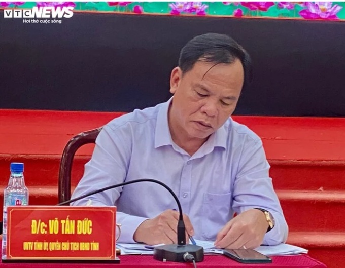 Ông Võ Tấn Đức, Quyền Chủ tịch UBND tỉnh Đồng Nai.