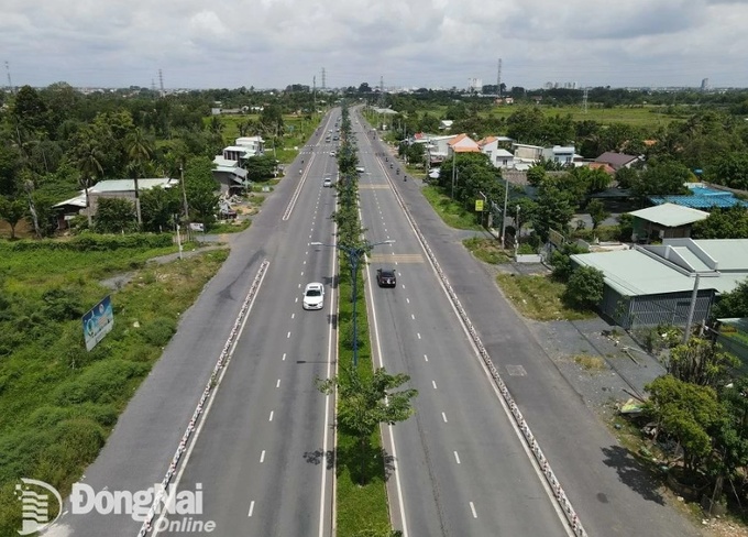 Dự án trung tâm thương mại tạo P.Hiệp Hòa có vị trí thực hiện trên trục đường Đặng Văn Trơn. Ảnh: Phạm Tùng