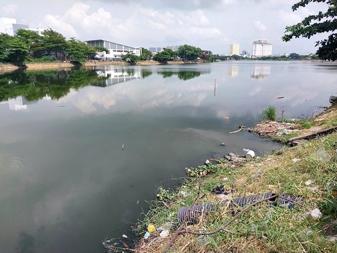 Một góc hồ Bàu Sen (phường Thắng Tam, TP.Vũng Tàu).
