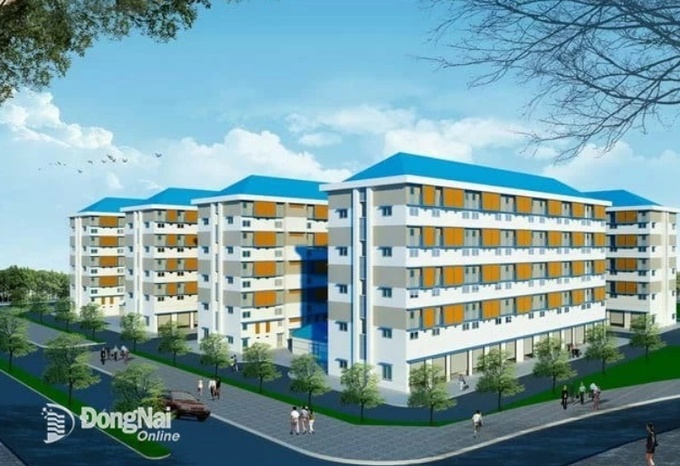 Thiết kế khu nhà ở công nhân tại H.Trảng Bom (ảnh chủ đầu tư)
