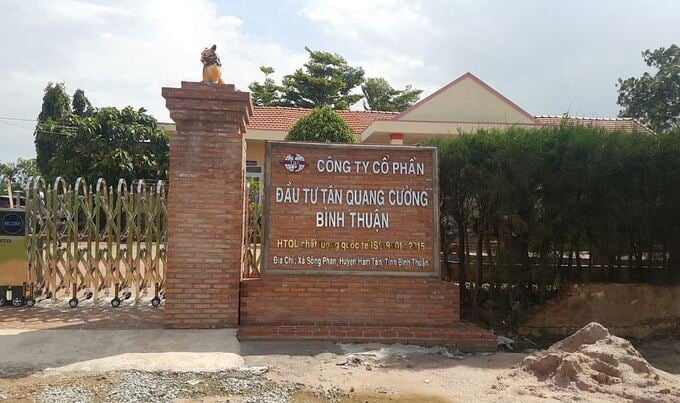 Công ty CP Đầu tư Tân Quang Cường - Bình Thuận