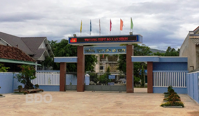 Trường THPT số 3 An Nhơn.