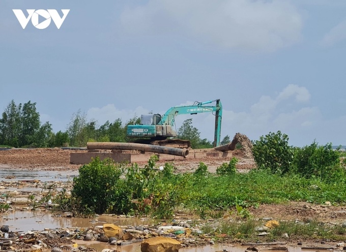 Kiên Giang đang thiếu khoảng 1,7 triệu m3 cát (sông) để san lấp mặt bằng cho các công trình xây dựng trên địa bàn