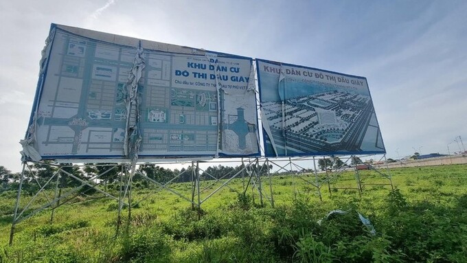 Khu dân cư đô thị Dầu Giây gần như