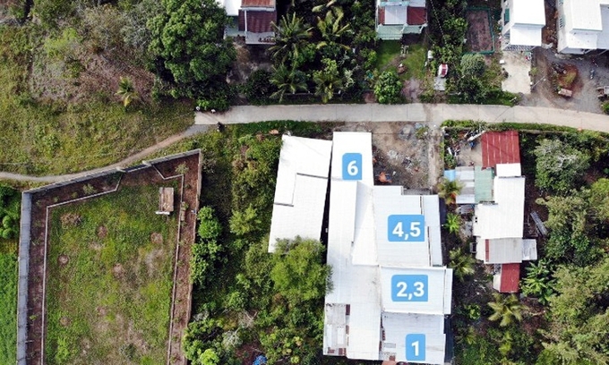 Nhiều căn nhà xây dựng trái phép trên đất nông nghiệp bị chính quyền “quên” cưỡng chế ở xã Phú Điền.