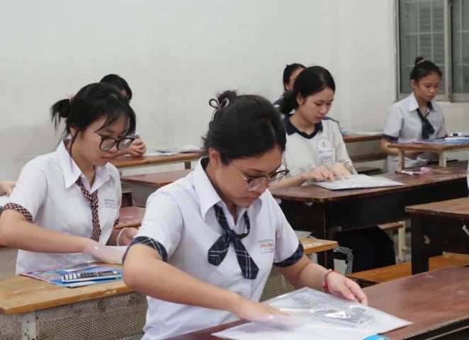 Thí sinh dự thi tốt nghiệp THPT năm 2024 tại TPHCM