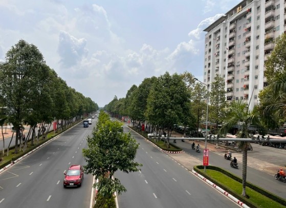 Một góc nhà ở xã hội tại phường Quang Vinh-mặt tiền đường Nguyễn Ái Quốc