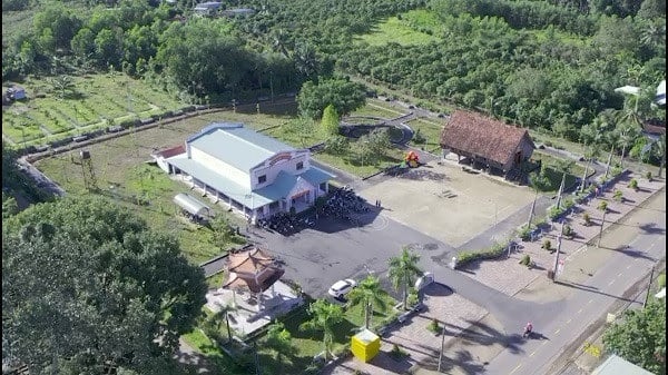 Khuôn viên TTVH xã Phú Lý (Ảnh: Trang TTĐT huyện Vĩnh Cửu)
