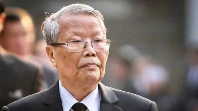 Nguyên Chủ tịch nước Trần Đức Lương - nguyên Ủy viên Thường vụ Bộ Chính trị, nguyên Chủ tịch nước Cộng hòa xã hội chủ nghĩa Việt Nam, nguyên Phó Chủ tịch Hội đồng Bộ trưởng, nguyên Phó Thủ tướng Chính phủ. Ảnh: VOV.