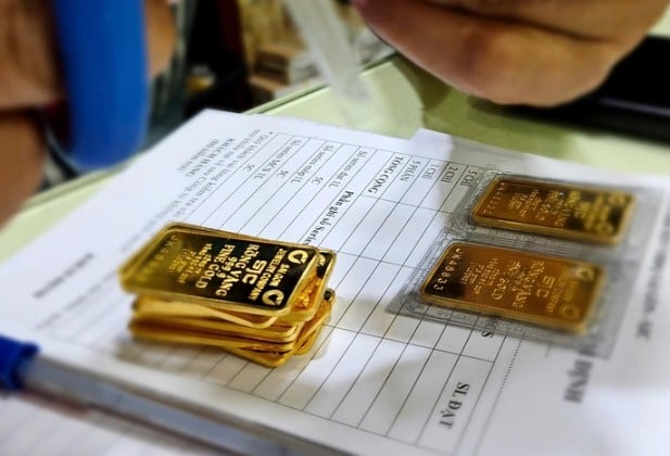 Giá vàng miếng SJC đang ở mức thấp nhất trong 1 tuần qua