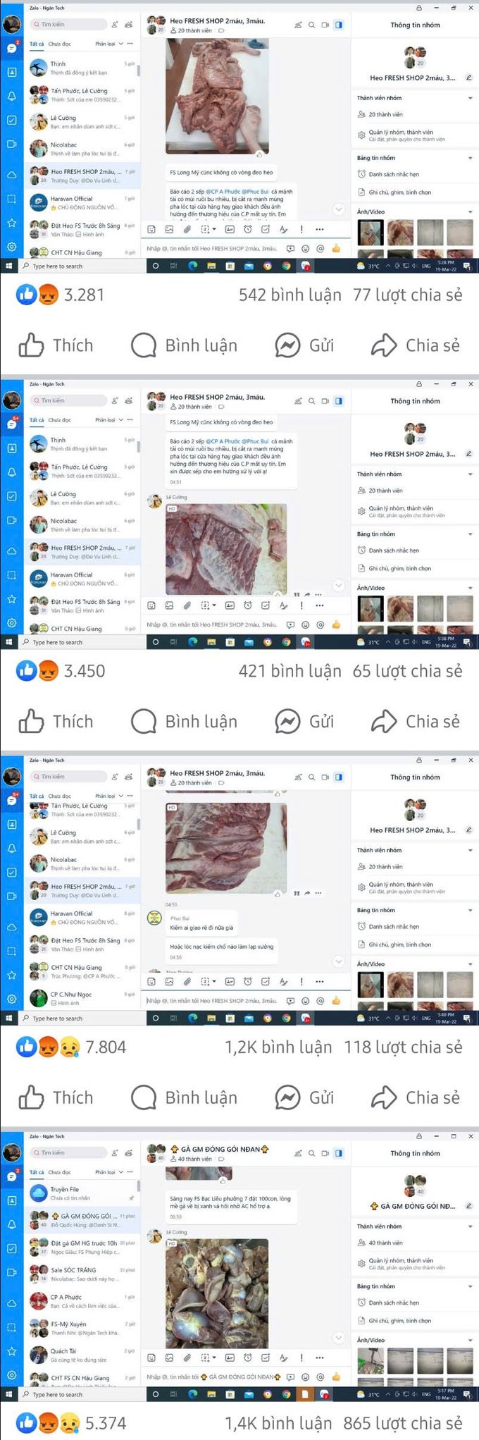 (Ảnh chụp màn hình - TK có tên Jonny Lieu đăng trên MXH)