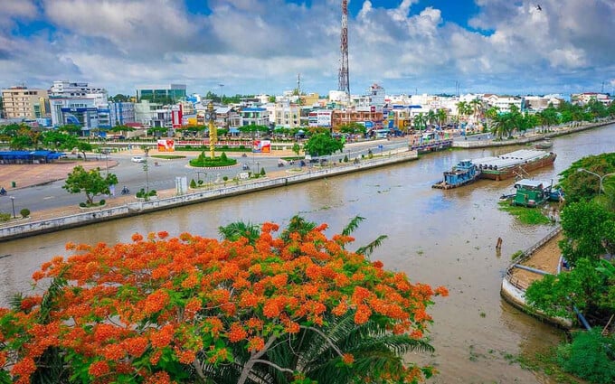 Một góc tỉnh Hậu Giang. Ảnh: Truyền hình Hậu Giang