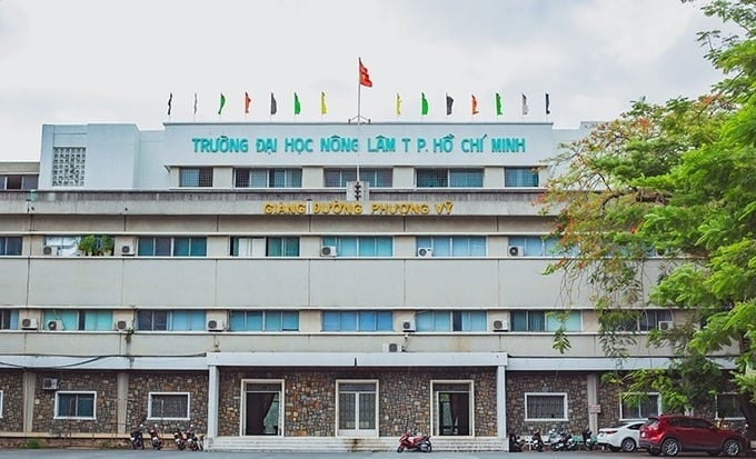 Một góc Trường Đại học Nông Lâm TP Hồ Chí Minh