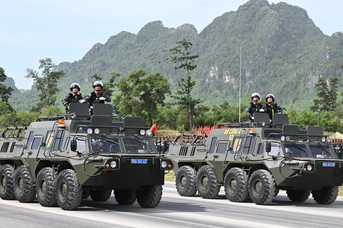 Các phương tiện của Bộ Công an luôn cho thấy sự cơ động nhanh, có thể di chuyển trên nhiều địa hình khác nhau