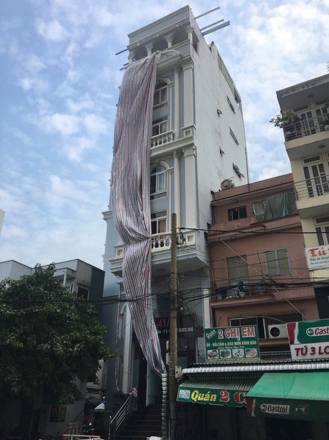 Công trình xây lố 3 tầng và