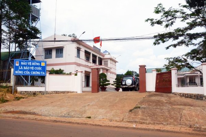 Trụ sở Công ty TNHH Một thành viên Lâm nghiệp Lộc Bắc.