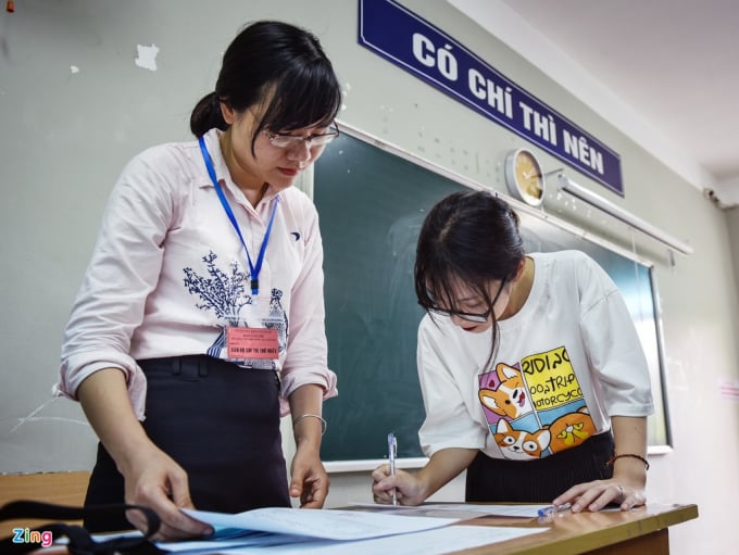 Thí sinh bị đình chỉ thi tại kỳ thi THPT quốc gia 2020 sẽ bị hủy toàn bộ kết quả. Ảnh: Việt Hùng.