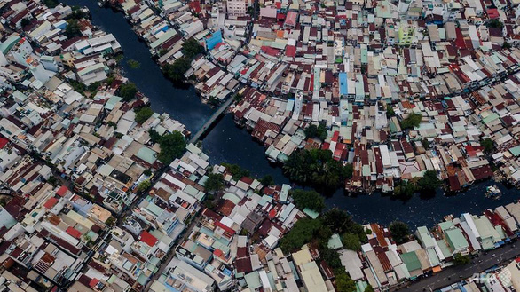 Thành phố Hồ Chí Minh nhìn từ trên cao - Ảnh: AFP