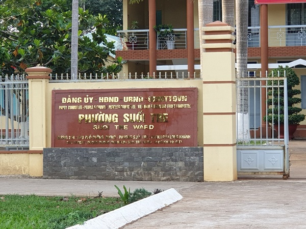 Trụ sở UBND phường Suối Tre (Ảnh: Long - Vũ)