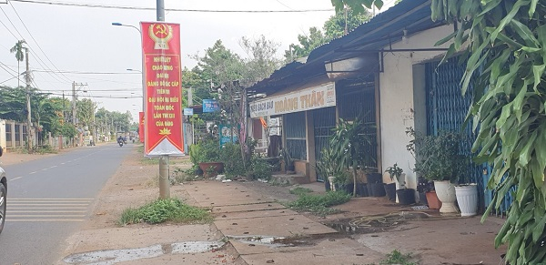 Vị trí ki ốt tại đường Bình Lộc Suối Tre (Ảnh: Long - Vũ)