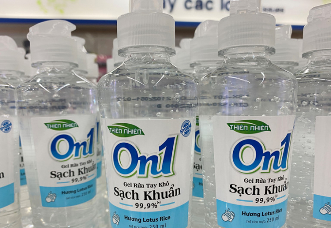 Gel rửa tay khô One 1 của Lixco.