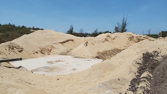 Công ty Cổ phần Free Land tổ chức khai thác cát trái phép tại Xuyên Mộc.