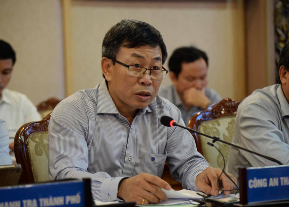Ông Nguyễn Thế Lâm, phó trưởng Phòng tham mưu Công an TP.HCM - Ảnh: TỰ TRUNG