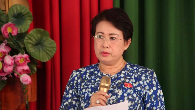 Bà Phan Thị Mỹ Thanh, nguyên Phó bí thư Tỉnh uỷ Đồng Nai bị cách chức do có nhiều ưu ái cho công ty gia đình ẢNH: LÊ LÂM