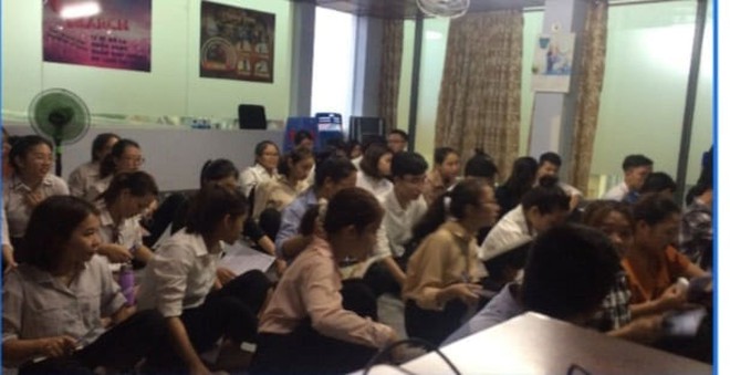Buổi học của “team khởi nghiệp 360” ẢNH: MÃ PHONG
