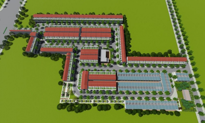 Phối cảnh dự án Khu dân cư Chánh Hưng