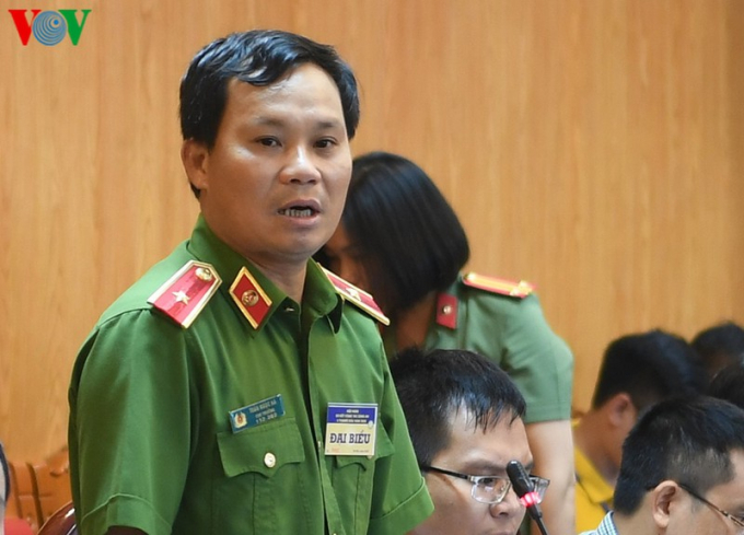 Thiếu tướng Trần Ngọc Hà, Cục trưởng Cục Cảnh sát Hình sự - Bộ Công an. (Ảnh: Trọng Phú)