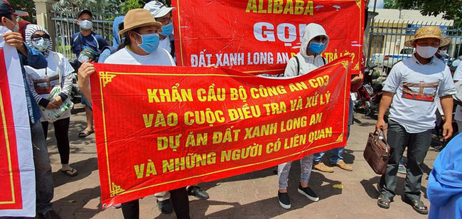 Khách hàng cũng yêu cầu cơ quan công an vào cuộc điều tra sai phạm của Công ty Đất Xanh Long An.