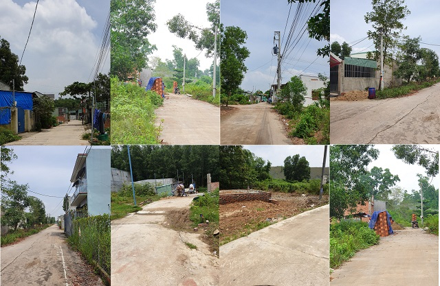 Cứ 1 ha đất nông nghiệp sẽ được các đầu nậu phân thành 80 nền (Ảnh: HD)