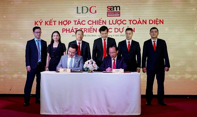 Hình ảnh buổi ký kết hợp tác chiến lược giữa S.A.M và LDG Group.