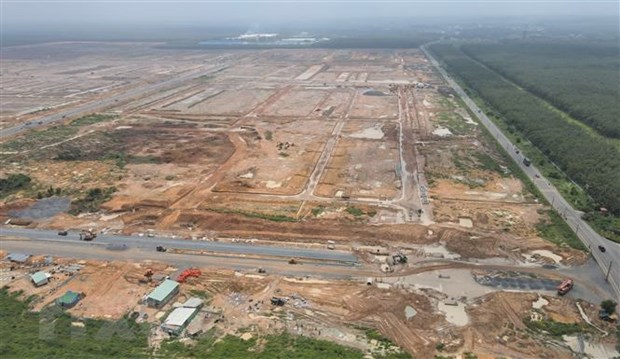 Khu tái định cư Lộc An-Bình Sơn đã cơ bản hoàn thành. (Ảnh: Công Phong/TTXVN)