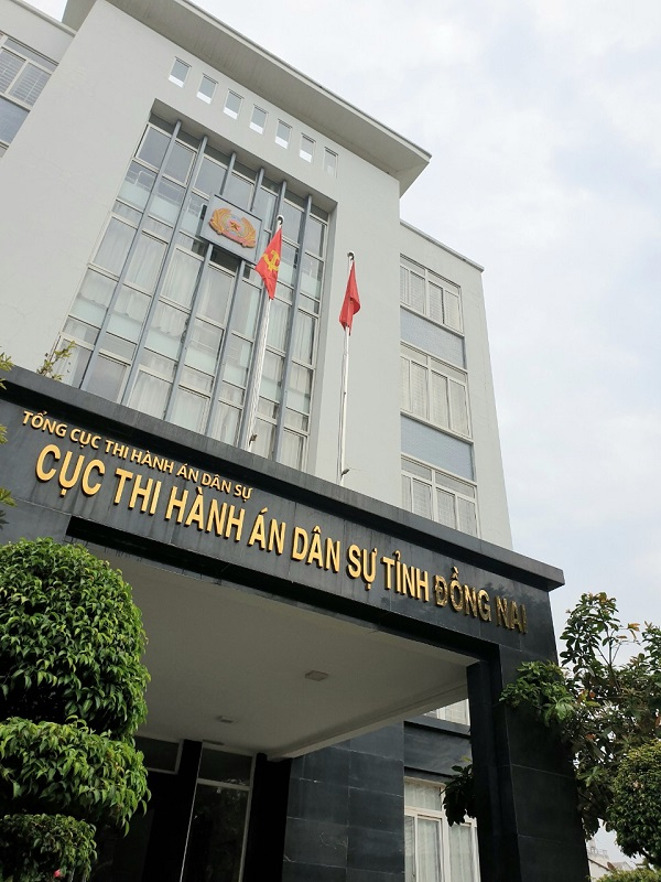 Trụ sở Cục thi hành án dân sự tỉnh Đồng Nai