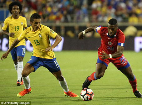 Đội tuyển Brazil đè bẹp Haiti với tỷ số 7-1