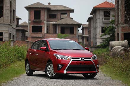Những dòng xe nhỏ, như chiếc Toyota Yaris sẽ được giảm thuế TTĐB