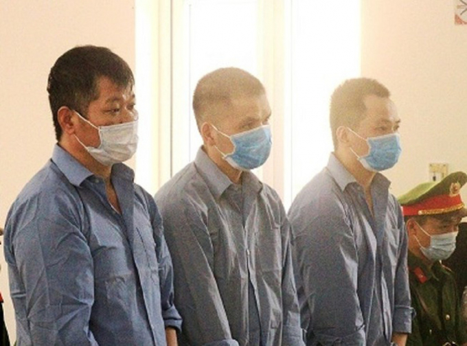 Ba bị cáo bị tuyên án tử trong vụ án vận chuyển ma túy - Ảnh: Công an Cao Bằng