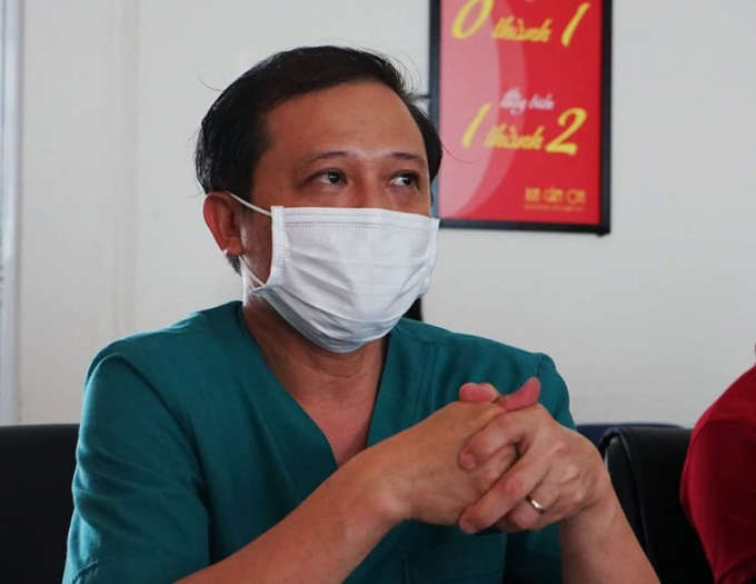 Bác sĩ Nguyễn Đại Vĩnh, Giám đốc Trung tâm Y tế huyện Hòa Vang, TP Đà Nẵng.