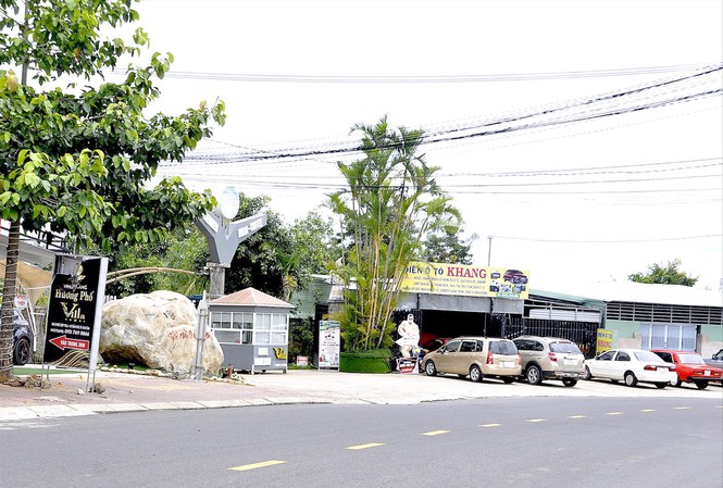 Khu vực quán cà phê Villa