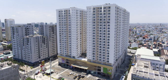 Một góc chung cư Oriental Plaza
