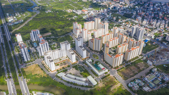 Hàng ngàn căn hộ tái định cư để trống tại Thủ Thiêm, quận 2, TP.HCM chờ bán đấu giá - Ảnh: QUANG ĐỊNH
