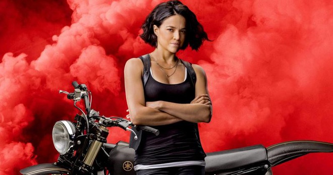 Tạo hình Michelle Rodriguez trong phần mới nhất của Fast & Furious. Ảnh: Universal Pictures.