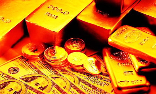 Giá vàng tăng do đồng USD tiếp tục giảm. Ảnh minh họa.