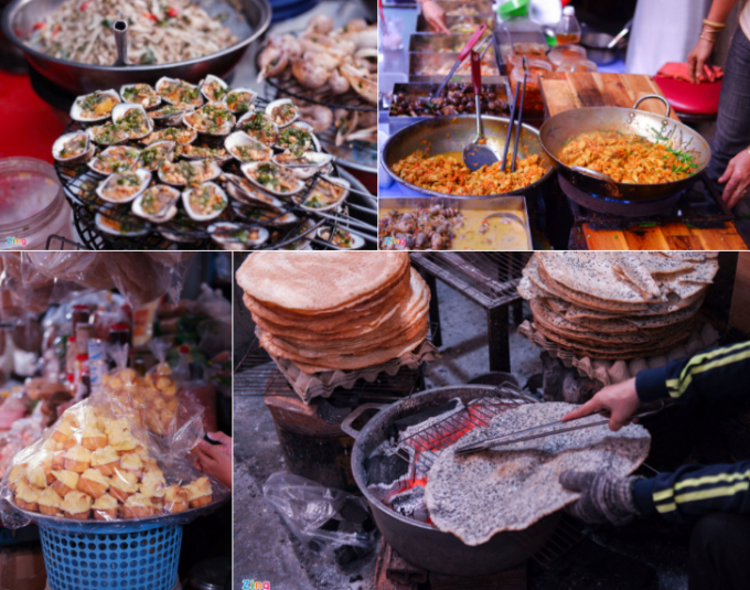 Nhiều thực khách đến chợ Bà Hoa tìm kiếm hương vị miền Trung.Ưu điểm: